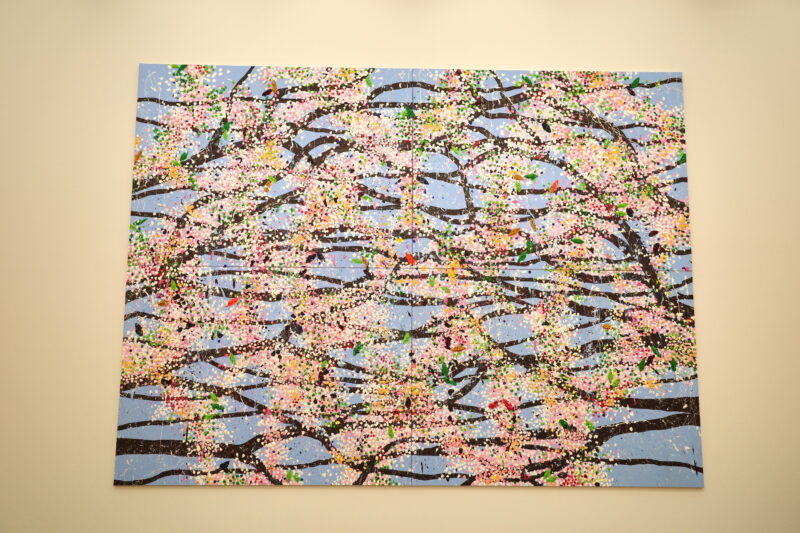 美術館で花見「ダミアン・ハースト 桜」の感想。混雑状況や所要時間など 